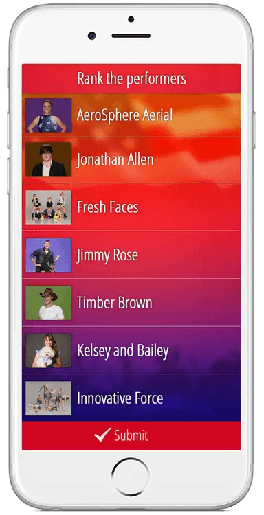 AGT Voting Ranks